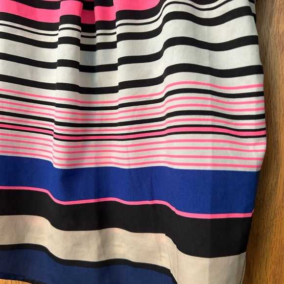 Jessica Simpson tank top multicolor stripes flowy size Small striped pink white - Picture 11 of 16